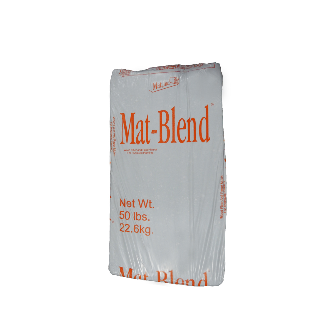 Mat Blend 60/40 Orange 50 lb Bale - Seed Cover